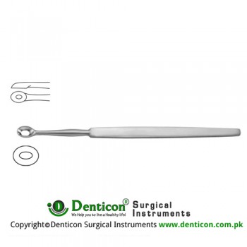 Wolff Lupus Curette Fig. 2 Stainless Steel, 14 cm - 5 1/2"